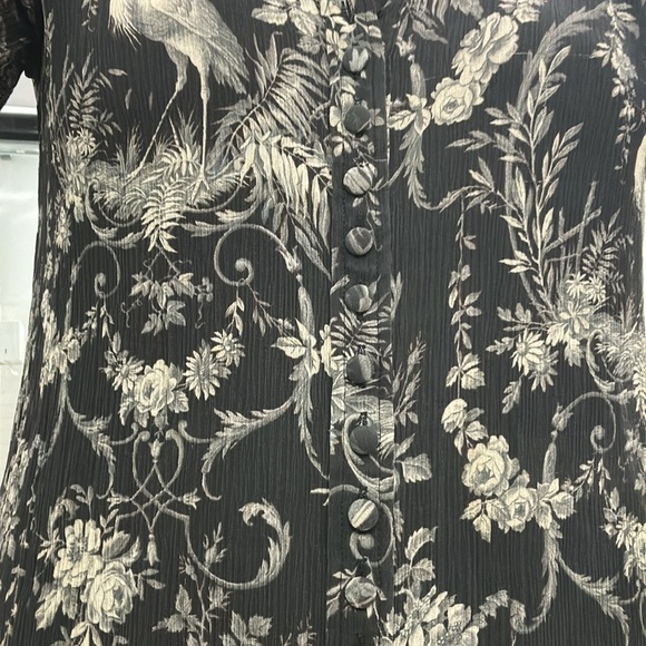 The Kooples cold shoulder printed dress size small - Picture 8 of 9